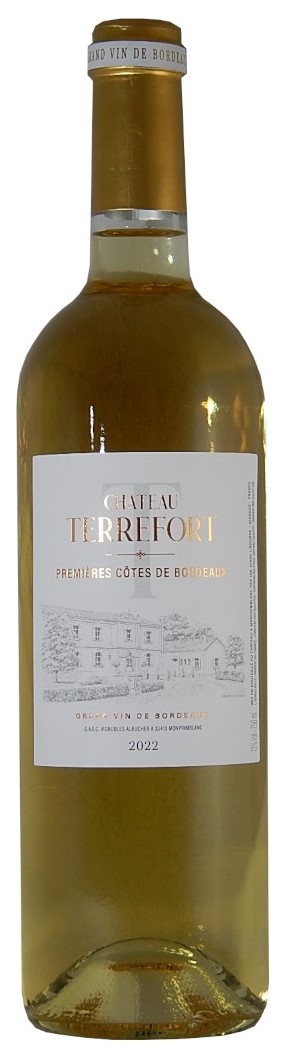 Château Terrefort Côtes de Bordeaux moelleux 2022